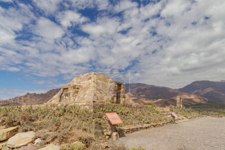 Photo for Pyramid monument in the Pucara de Tilcara in Jujuy, Argentina. - Royalty Free Image