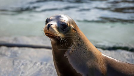 Photo for Sea lion at Galapagos Iceland, Equador - Royalty Free Image