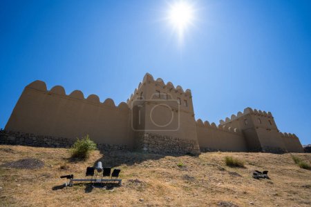 Photo for Hattusa city walls reconstructed. Hattusa was the capital of the Hittite Empire in the late Bronze Age. - Royalty Free Image