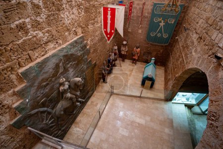 Téléchargez les photos : Intérieur du Musée Canbulat dans la vieille ville Famagusta. Famagusta (Gazimagusa), Chypre du Nord - 8 novembre 2023. - en image libre de droit