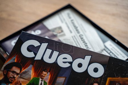 Photo for Cluedo is a board game, murder mystery game. Izmir, Turkey - January 2, 2024. - Royalty Free Image