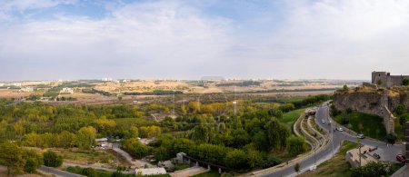 Photo for Panoramic view of Hevsel Gardens from Diyarbakir Castle. - Royalty Free Image