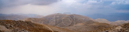 Photo for Panoramic mountain landscape view from Mount Nemrut. - Royalty Free Image