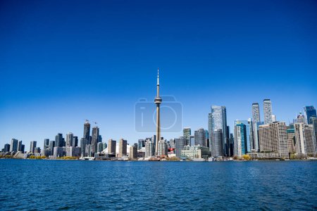 View of Toronto Downtown from Lake Ontario.