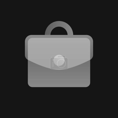 Illustration for Business Case Suit Bag icon - Royalty Free Image