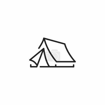 Illustration for Tent Outdoor Camping Travel Tourism - Royalty Free Image