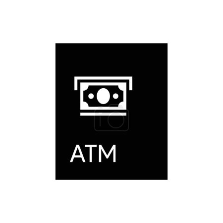  ATM Cash in out étiquette directionnelle