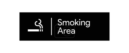 Foto de Área de fumadores icono signo de información - Imagen libre de derechos