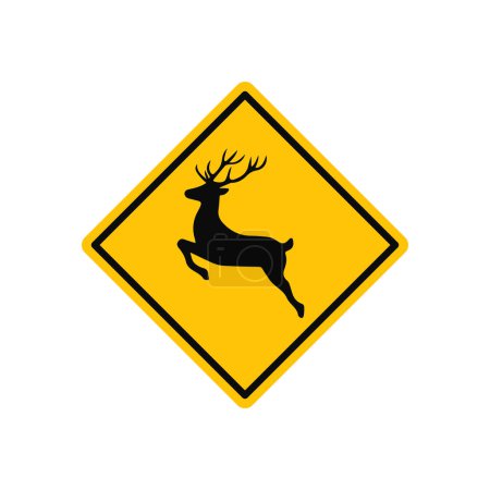 Wild Animals Crossing Traffic Sign
