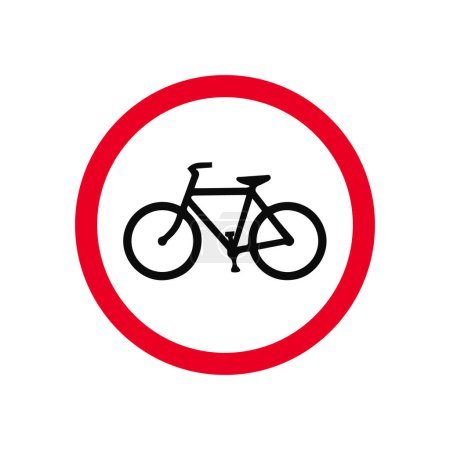 Dreiecksschild für Fahrradverkehr