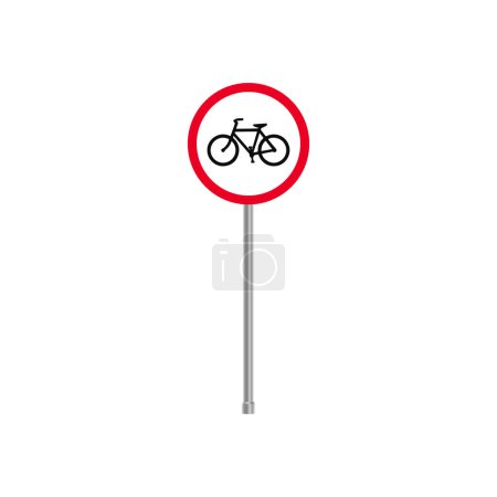 Panneau Triangle de circulation de passage à vélo