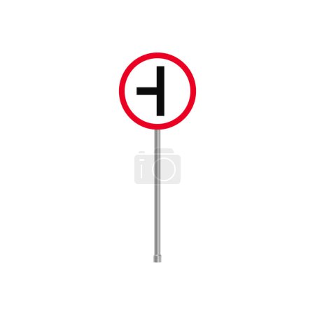 Signo de opción de giro recto o izquierdo