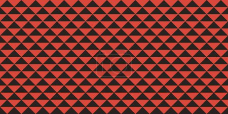 Illustration for Minimalistic geometric triangles seamless pattern. Can be used as wallpaper, background or texture. Monochrome abstract background. - Royalty Free Image