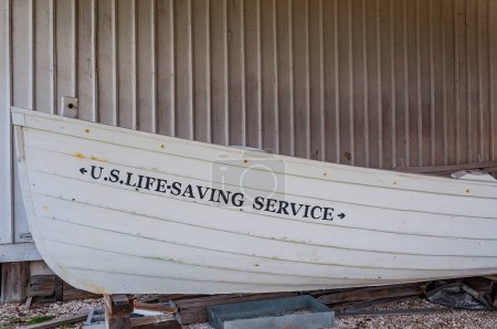 Photo for U.S. Life-Saving Service Boat, Lewes Delaware USA, Lewes, Delaware - Royalty Free Image