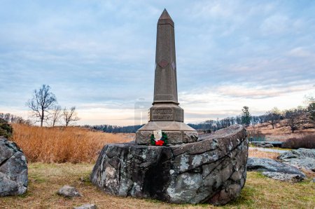 Téléchargez les photos : Noël à Devils Den, Gettysburg National Military Park, Pennsylvanie États-Unis, Gettysburg, Pennsylvanie - en image libre de droit