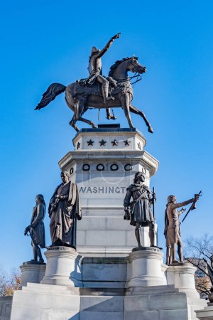 Photo for Richmonds Washington Monument, Virginia USA, Richmond, Virginia - Royalty Free Image
