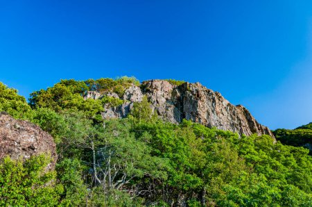 Foto de Shenandoah Cliff on a Cloudless Summer Day, Virginia USA, Virginia - Imagen libre de derechos