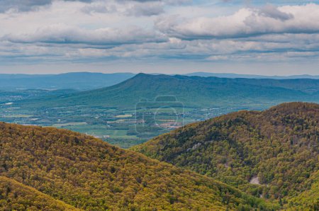 Photo for Closeup of Massanutten Mountain on a Spring Afternoon, Virginia USA, Virginia - Royalty Free Image