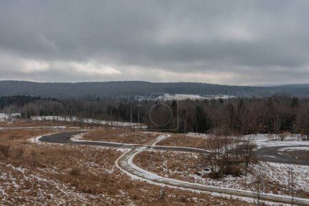 Téléchargez les photos : Hiking Trails at the Flight 93 National Memorial, Pennsylvania USA, Stoystown, Pennsylvania - en image libre de droit