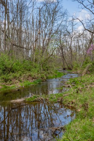Téléchargez les photos : Une promenade le long Willoughby Run un après-midi de printemps, Gettysburg Pennsylvanie États-Unis, Gettysburg, Pennsylvanie - en image libre de droit