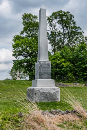 Téléchargez les photos : Monument au 69th Pennsylvania Regiment, Gettysburg Pennsylvanie États-Unis - en image libre de droit