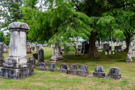 Foto de Tarde en el cementerio Evergreen, Gettysburg Pensilvania, EE.UU. - Imagen libre de derechos