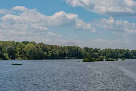 Foto de Islands in the Western Branch of the Susquehanna River, Williamsport, Pennsylvania EE.UU. - Imagen libre de derechos