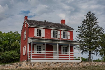 Foto de The Ephrain Wisler House, Gettysburg Pensilvania EE.UU. - Imagen libre de derechos