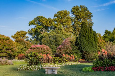 Photo for Visiting the Botanical Gardens in Druid Hill Park at Dusk, Baltimore Maryland USA - Royalty Free Image