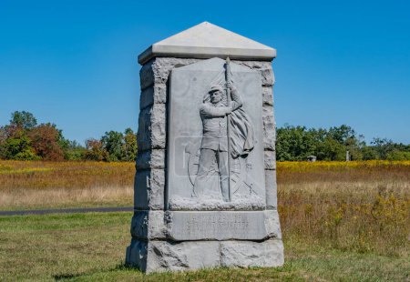 Foto de Principios de otoño en Wheatfield, Gettysburg Pennsylvania, EE.UU. - Imagen libre de derechos