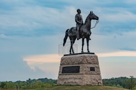 Téléchargez les photos : Orages en General Meades Rear, Gettysburg Pennsylvanie USA - en image libre de droit