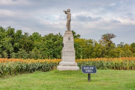 Téléchargez les photos : Un après-midi d'automne à Barlow Knoll, Gettysburg Pennsylvanie USA - en image libre de droit