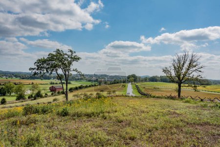 Téléchargez les photos : Hallowed Ground on an Early Autumn Afternoon, Gettysburg Pennsylvanie États-Unis - en image libre de droit
