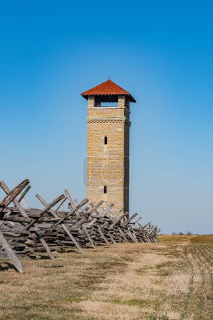 Téléchargez les photos : The Observation Tower on the Sharpsburg Battlefield, Maryland États-Unis - en image libre de droit