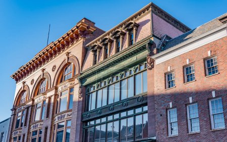Historic Buildings in Downtown Cumberland Maryland USA