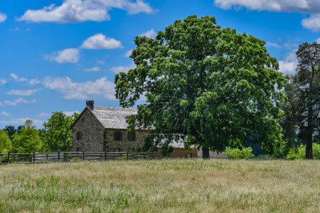 Téléchargez les photos : The Michael Bushman House on a Sunny June Afternoon, Gettysburg Pennsylvanie États-Unis - en image libre de droit