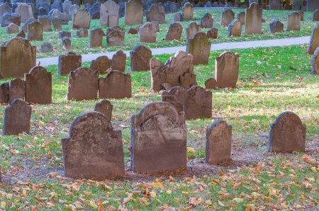Téléchargez les photos : Granary Burying Ground, Boston Ma États-Unis - en image libre de droit