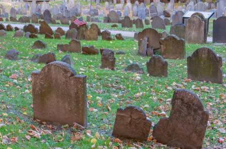 Téléchargez les photos : Bostons Old Granary Burying Grounds, Massachusetts États-Unis - en image libre de droit