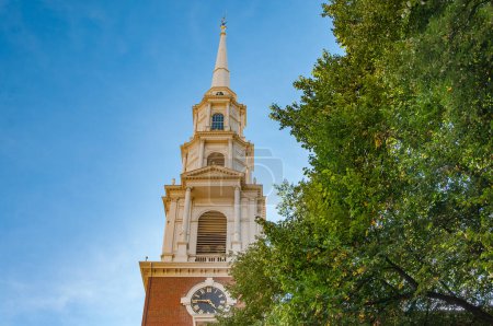 Park Street Church à Boston, MA Etats-Unis
