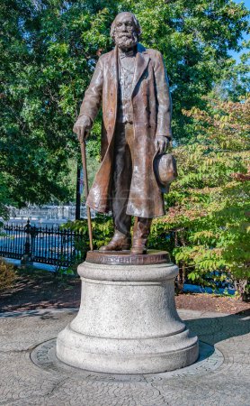Edward Everett Hale Statue, Boston, Massachusetts, USA