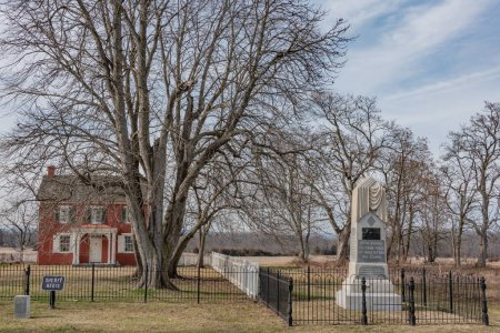 Téléchargez les photos : Monument aux 57th Pennsylvania Veteran Volunteers, Gettysburg PA USA - en image libre de droit