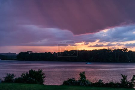 Severe Weather on the Way,m Lake Marburg, Codorus State Park PA USA
