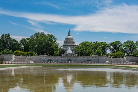 Senate Reflecting Pool y US Capitol Dome, Washington DC EE.UU.