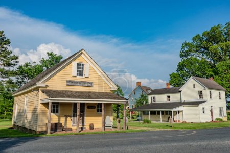 Edificios históricos a lo largo del Harriet Tubman Byway, Cambridge Maryland, EE.UU.
