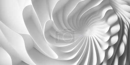 Photo for Abstract 3D White Background. Stunning 3D White Abstract Background. Elegant 3D White Abstract Design. - Royalty Free Image