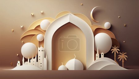 Téléchargez les photos : Abstract modern islamic design background. - en image libre de droit