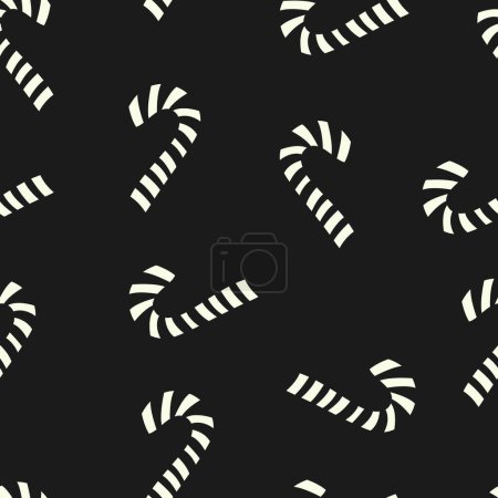 Photo for Seamless vector Halloween pattern design. Fashionable candy stick pattern for wrapping paper, ceramics, wallpaper, stickers, notebook cover. - Royalty Free Image