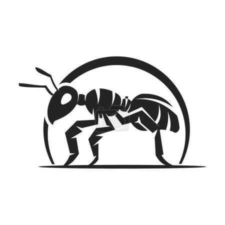 Ant Logo template Isolated. Brand Identity. Icon Abstract Vector graphic