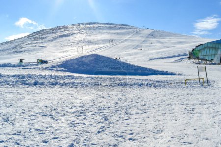 Photo for Kaimaktsalan mountain in Greece is a beautiful winter destination - Aridea - Macedonia - Greece - 12-10-2013 - Royalty Free Image