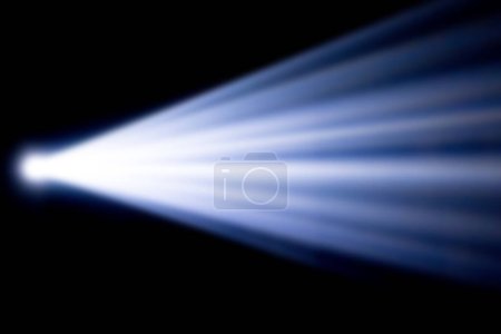 Photo for White, blur spotlight effect on black background - Royalty Free Image